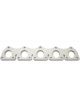 Vibrant Performance Header Flange 3/8 in Thick Stock Port Stainless Vol