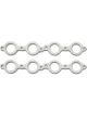 Vibrant Performance Header Flange 3/8 in Thick Stock Port Stainless GM