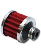 Vibrant Performance Crankcase Breather Filter w/ Chrome Cap, 1