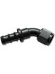 Vibrant Performance Fitting Hose End Push-On 45 Degree 12 AN Hose Barb