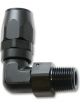 Vibrant Performance Fitting Hose End 90 Degree 6 AN Hose to 1/4 in NPT