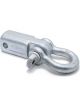 Warn Receiver Shackle - Steel - Silver Paint - 2 in Receivers - Each