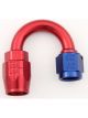 XRP-Xtreme Racing Prod. Fitting Hose End 180 Degree 10 AN Hose to 10 A