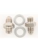 XRP-Xtreme Racing Prod. Fitting Adapter Straight 4 AN Male to 3/8-24 i