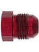 XRP-Xtreme Racing Prod. Fitting Plug 10 AN Knurled Head Aluminum Red A