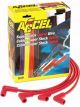 Accel Spark Plug Wire Set Super Stock Spiral Core 8 mm Red Factory Styl