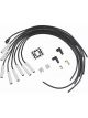 Accel Spark Plug Wire Set Extreme 9000 Ceramic Spiral Core 8 mm Black S