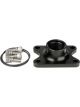 Aeromotive Fuel Pump Inlet / Outlet 16 AN Female Aluminum Black Anodize