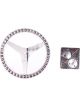 Billet Specialties Steering Wheel Triad 14 in Diameter 3-Spoke Milled F