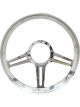 Billet Specialties Steering Wheel Standard Speedway 14 in Diameter 3-Sp