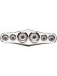 Billet Specialties Gauge Mounting Panel Two 3-3/8 in Holes Four 2-1/8 i