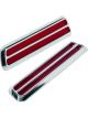 Billet Specialties Tail Lights Flush Mount Slotted Billet Aluminum Poli