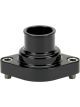 Billet Specialties Water Neck Straight 1-1/2 in ID Hose O-Ring Stain