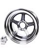 Billet Specialties Wheel Street Lite 15 x 10 in 6.500 in Backspa