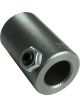 Borgeson Steering Shaft Coupler 5/8 in 36 Spline to 3/4 in Smooth Weld