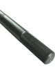 Borgeson Steering Shaft 10 in Long 3/4 in 36 Spline Steel Natural Univ