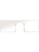 Chassis Engineering Motor Plate Front 36 x 12 x 1/4 in Thick Aluminum