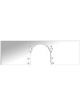 Chassis Engineering Motor Plate Front 36 x 12 x 1/4 in Thick Aluminum