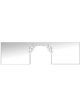 Chassis Engineering Motor Plate Front 36 x 12 x 1/4 in Thick Aluminum