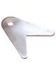 Chassis Engineering Chassis Tab V-Notch 3/8 in Mounting Hole 1/8 in