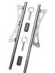 Chassis Engineering Radiator Mount Kit Quick Pin Removable Steel Natu