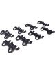 Comp Cams Pushrod Guide Plate 3/8 in Pushrod Raised Steel Black Oxide