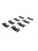 Comp Cams Pushrod Guide Plate 3/8 in Pushrod Flat Steel Black Oxide Po…  