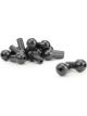 Comp Cams Pushrod End - 3/8 in Ball - 3/8 in Shaft - Steel - Set of 16