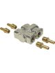 Derale Remote Oil Thermostat Dual 3/8 in NPT Inlets Dual 3/8 in NPT Out
