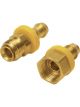 Derale Fitting Adapter Straight 5/8-18 in Inverted Flare Male and Femal