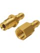Derale Fitting Adapter Straight 5/8-18 in Inverted Flare Male and Femal