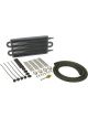 Derale Fluid Cooler 12-3/4 x 5-1/8 x 3/4 in Tube Type 11/32 in Hose Bar