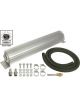 Derale Fluid Cooler 17-1/4 x 2-3/16 x 3-1/4 in Heat Sink 3/8 in NPT Fem