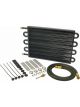 Derale Fluid Cooler 17-1/2 x 10-1/4 x 3/4 in Tube Type 6 AN Male Inlet