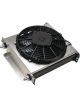 Derale Fluid Cooler and Fan 14-7/8 x 13 x 5-5/8 in Plate Type 6 AN Male