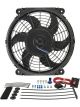Derale Electric Cooling Fan Tornado 10 in Fan Push / Pull 650 CFM Curve