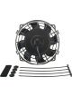 Derale Electric Cooling Fan Tornado 7 in Fan Push / Pull 400 CFM Curved