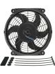Derale Electric Cooling Fan Tornado 10 in Fan Push / Pull 650 CFM Curve