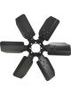 Derale Mechanical Cooling Fan 19 in Fan 6 Blade Clutch Fan Steel Black