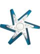 Derale Mechanical Cooling Fan Narrow Flex 17 in Fan 6 Blade 5/8 in Pilo