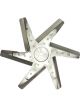 Derale Mechanical Cooling Fan Reverse Rotation Flex Fan 17 in Fan 6 Bla
