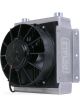 Derale Fluid Cooler and Fan 12-3/8 x 11-7/8 x 8-1/2 in Tube Type 7/8-14