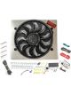 Derale Electric Cooling Fan PWM HO RAD 17 in Fan Puller 2400 CFM Curved