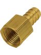 Derale Fitting Adapter Straight 1/2 in Hose Barb to 1/2 in NPT Female B