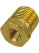 Derale Fitting Adapter 1/2 in NPT Male to 1/8 in NPT Female Brass Natur