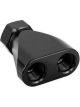 Earls Fitting Y Block 8 AN Female Inlet Dual 6 AN Female Outlets Al