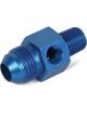 Earls Fitting Gauge Adapter Straight 8 AN Male to 1/4 in NPT Male 1