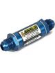 Earls Fuel Filter In-Line 85 Micron Stainless Element 4 AN Male Inl
