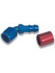 Earls Fitting Hose End Super Stock 45 Degree 8 AN Hose Crimp to 8 A