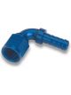 Earls Fitting Hose End Auto-Mate 90 Degree 6 AN Hose Barb to 6 AN F
